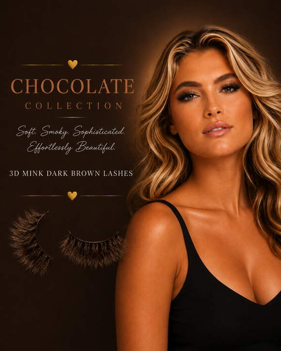 Chocolate Collection | Dark Brown Lashes | LottiePop28